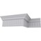 Ekena Millwork 4"H x 2 1/4"P x 4 1/2"F x 94 1/2"L Viceroy Crown Moulding MLD04X02X04VI - alternate 10